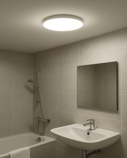 Q-220CP Led stropní svítidlo RIMA 10W 850lm 4000K ø22,5cm/kruhové bílé QTEC