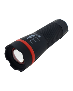 Ruční LED svítilna se zoomem TR 310R červená, ABS/1W