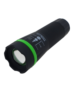 Ruční LED svítilna se zoomem TR 311R zelená, ABS/1W