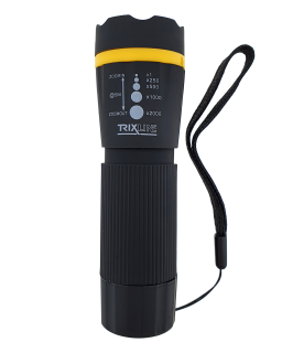Ruční LED svítilna se zoomem TR 313R žlutá, ABS/1W