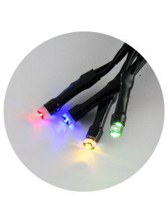 TR 307D Vánoční řetěz 50LED 5,4 m MULTI-COLOR Trixline