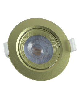 Bodové LED světlo 3W TRIXLINE Ceiling TR 403 Zlatá