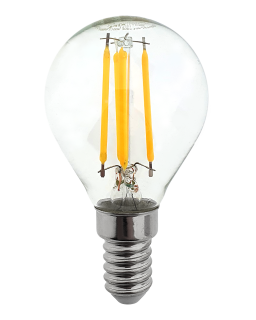 Dekorační LED žárovka FILAMENT Trixline 5W 600lm G45 E14 teplá bílá