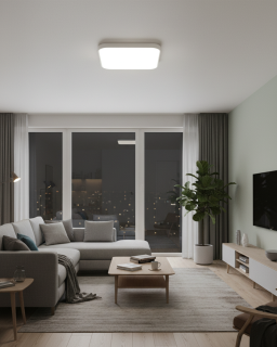Q-251CP Led stropní svítidlo RÁBA 36W 3060lm 4000K čtvercové bílé QTEC