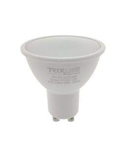 LED žárovka Trixline 4W 320lm GU10 teplá bílá