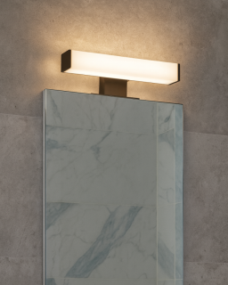 Q-316B LED 4W/350lm/4000K zrcadlové světlo 20cm - černé QTEC