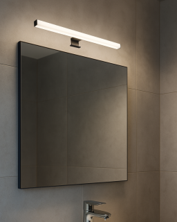 Q-317B LED 6W/500lm/4000K zrcadlové světlo 40cm - černé QTEC