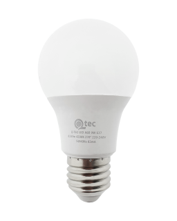 LED žárovka Qtec 9W A60 E27 4200K