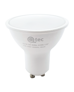 LED žárovka Qtec 5W GU10 460lm neutrální bílá