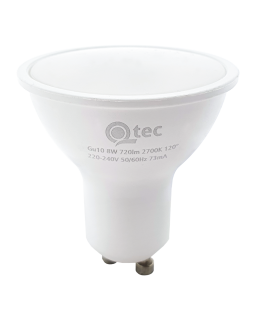 LED žárovka Qtec 8W GU10 720lm teplá bílá