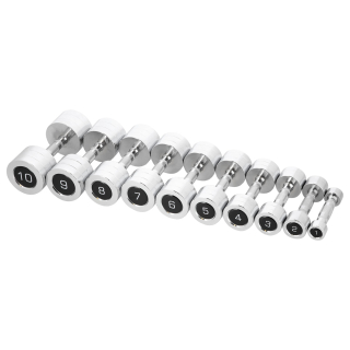 Chromované činky HMS CHD04 2 x 4 kg